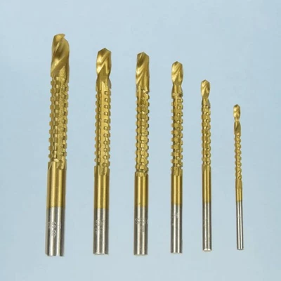 6Pcs 3mm-8mm High-speed Steel Spiral Drill Bits Drill Accessories Electric - Image 1 of 4