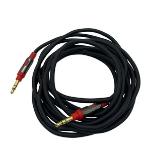 Cable de audio auxiliar Monster de 3,5 mm con conectores chapados en oro y diseño duradero - Imagen 1 de 4