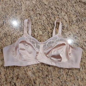 Elomi EL4033LAE Cate Soft Cup Bra Pink US Size 40D Wireless Wire Free Satin Adj - Picture 1 of 22