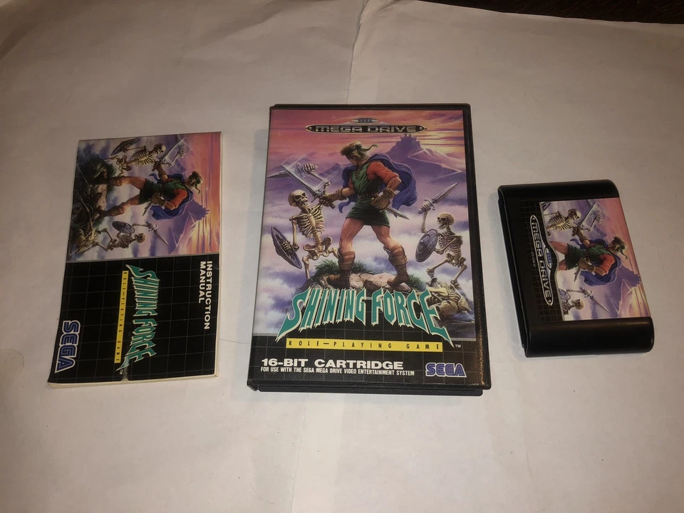 Shining Force Sega Mega Drive Action RPG Adventure Game Boxed Complete w/ Manual - Image 1 of 4