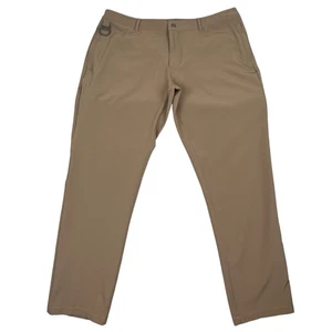 Pantalones Barbell Apparel Para Hombre 36x32 5 Bolsillos Chino Marrón Tostado Rendimiento Elastizados - Imagen 1 de 14