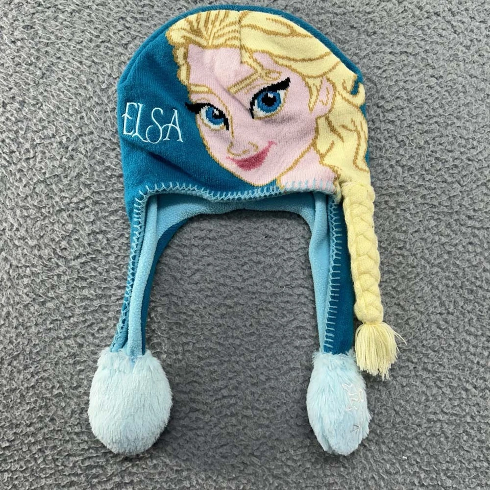 Gorro Elsa Niñas Talla Única Pelo Abatible Apretar Flipeez PRINCESA Foto 1 de 4