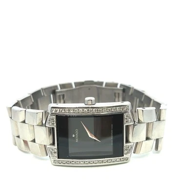 RELOJ MOVADO ELIRO DIAMANTE HOMBRE ACERO INOXIDABLE 26 DIAMANTES 1 CTTW 84.C1.455.A Foto 1 de 4