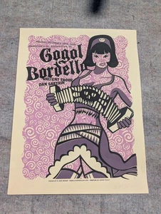 Gogol Bordello Valient Thorr 9:30 Club El Jefe Design Signed Poster 2006 - Picture 1 of 12