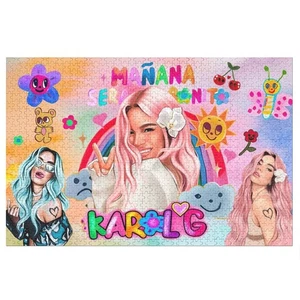 KAROL G Puzzle 1000 Pezzi Regalo per Ragazze Ragazzi Adulti - Foto 1 di 7
