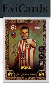 Koke - Nr. 368 - All-Action Hero - Match Attax Champions L. 25/26 - Picture 1 of 1