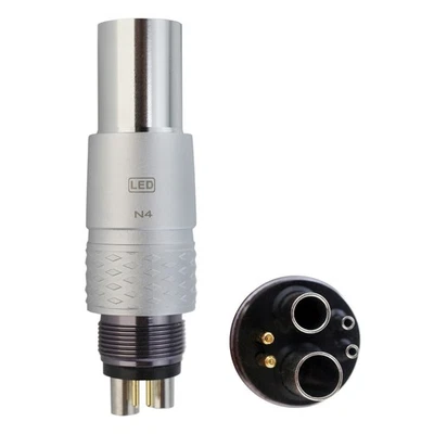 Acoplador COXO Dental NSK Phatelus Mach Acoplamiento 6 Agujeros Fibra Óptica LED CX229-GN Foto 1 de 4