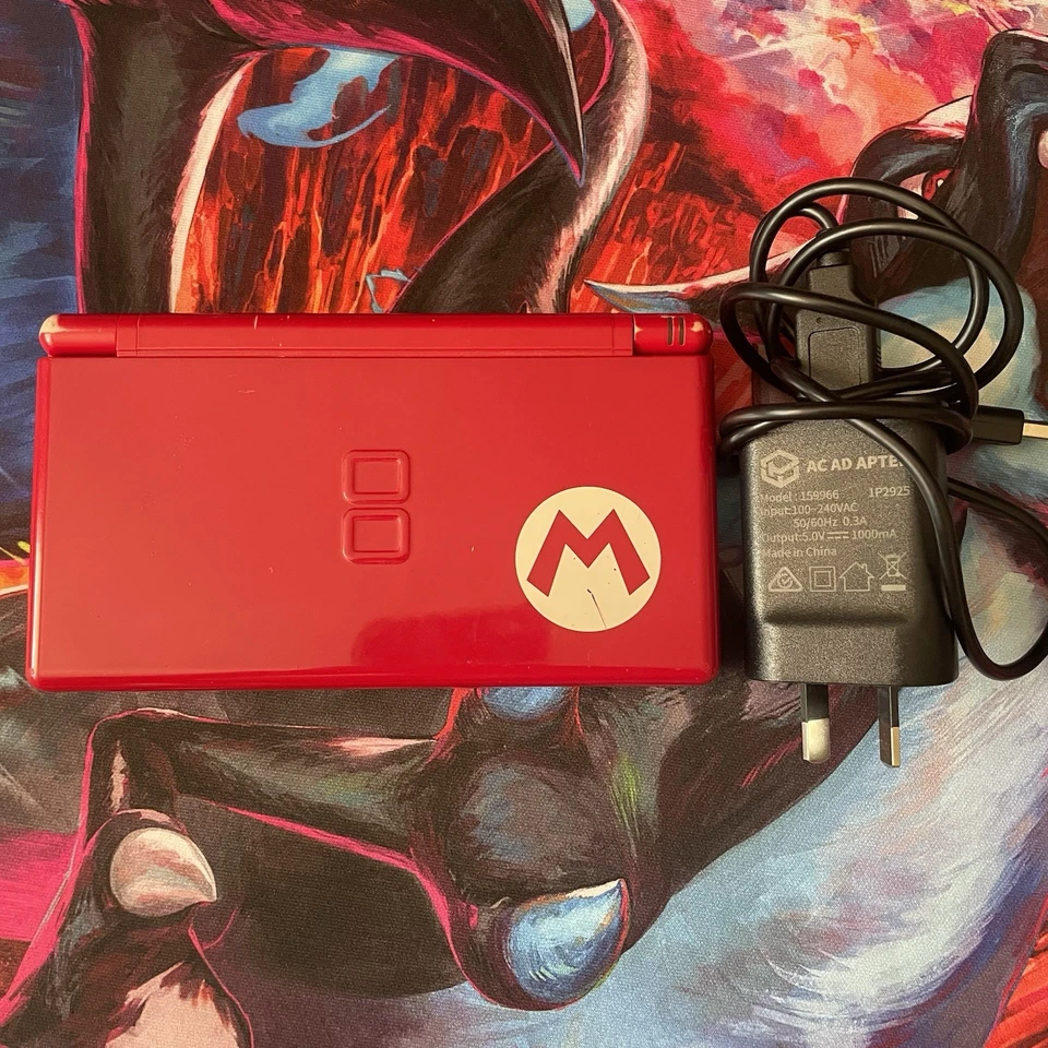 Nintendo DS Lite Red Console + Charger – Working, Touchscreen Fault - image 1 of 4