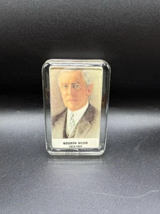 Vintage Presidental Glass Paper Weight- Woodrow Wilson  - Picture 1 of 3
