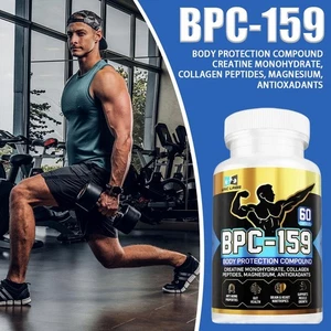 BPC-159 Peptide Capsules- Blend withCreatine Monohydrate,Magnesium Gluten us - Picture 1 of 10