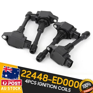 4pcs Ignition Coils Pack For Nissan Altima Sentra Rogue 2.5L 22448-ED000 UF549 - Picture 1 of 7