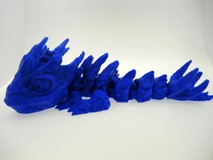 Stone Baby Dragon 3D printed blue - Picture 1 of 8