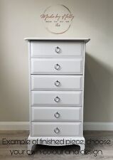 CHOOSE YOUR COLOUR - Stag Minstrel Rare Narrow 6 Drawer Tallboy