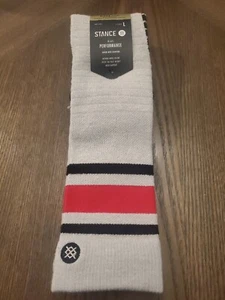 Stance Boyd Snow OTC Performance Socks Youth Size Large 3-5.5 Heather Grey - Picture 1 of 3