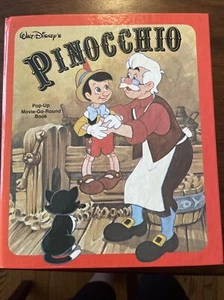 Vtg 1981 Walt Disney's Pinocchio Pop-Up Movie Go Round Book - Picture 1 of 11
