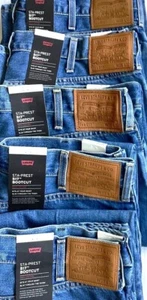 Levi's Men's 517 0237 PREMIUM BIG "E" BOOTCUT 31x30 Blue Non-Stretch NWT $98 - Picture 1 of 9