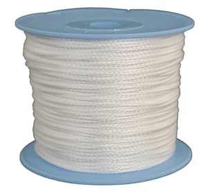 DYNEEMA Flechtleine / Seil / Flechtschnur Ø 2mm / 100 Meter Fb. weiss / 410 daN - Bild 1 von 2