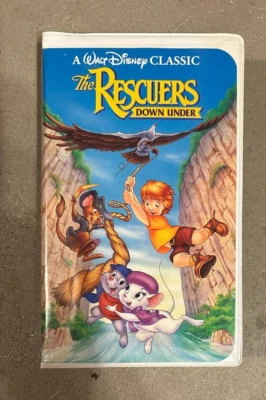 Walt Disney  The Rescuers Down Under  Black Diamond VHS - Image 1 of 4