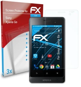 atFoliX 3x Screen Protection Film for Sony Xperia Go Screen Protector clear - Picture 1 of 8