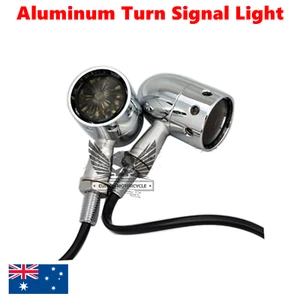 4x Chrome Smoke lens Turn Signal indicator Light Harley Ultra Tour Glide Classic - Bild 1 von 4