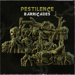 3D Printed Pestilence Barricades For Tabletop Wargaming Terrain - Picture 1 of 1