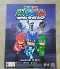 PJ MASKS HEROES OF THE NIGHT  28" X 22" Poster Promo THICK Display Ad NEW