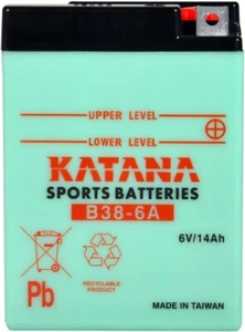 New 6V13AH Katana Motorcycle Battery B38-6A - Picture 1 of 1