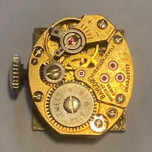 Baylor Movement For Part/Repair 17 Jewel A-R 678 Enicar 678 Swiss Runs - Picture 1 of 7