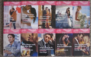 Lot of 10 Harlequin Larger Print Contemporary Romance Novels 2017-2019 Paperback - Picture 1 of 10