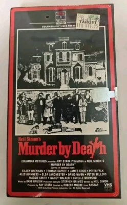 Murder By Death VHS SEALED Watermarks Slipcase RCA Alec Guiness Maggie Smith VTG - Image 1 of 4