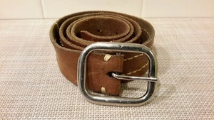  UnionBay Echtleder Gürtel braun genäht Länge 42" gebraucht - Bild 1 von 7