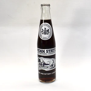 Botella completa de Coca Cola de los campeones nacionales 1982 de Penn State - Imagen 1 de 4