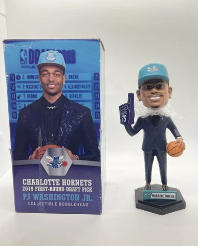 PJ Washington Jr. Charlotte Hornets 2019 1st- Round Draft Pick Bobblehead NEW Cover