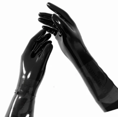 Latex Fetish Man Gloves Rubber Hood Sexycosplay Bodysuits Fetish Wear Catsuite - Image 1 of 4
