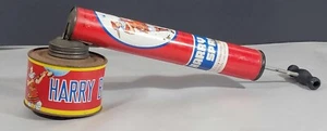 Vintage Mid Century Harry Brand Metal Pictorial Bug Sprayer c 1960 - Bild 1 von 5