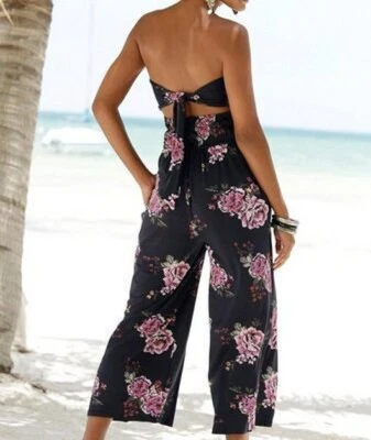 NEU OVERALL SMOK TOLLER RÜCKEN VISCOSE 34 36 38 40 42 S'OLIVER schwarz *78420025 - Bild 1 von 4