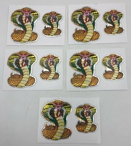(10)x King Cobra Aufkleber Hologramm Vollfarbig Sticker Posten - Bild 1 von 2