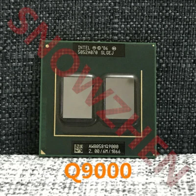 Intel Core 2 Quad Q9000 CPU SLGEJ 2.0GHz-6M-1066MHz Socket P Laptops Processor - Image 1 of 3