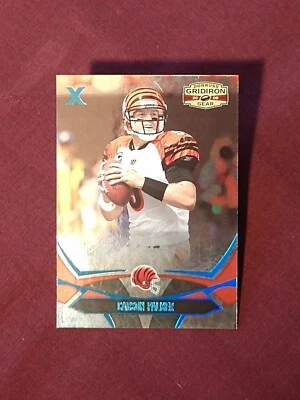 2008 Donruss Gridiron Gear Platinum Holofoil X's #20 Carson Palmer Bengals 15/25 - Image 1 of 2