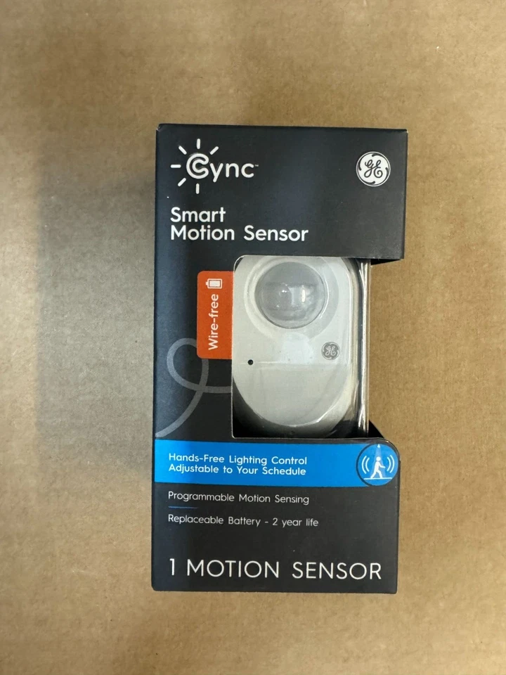 NEW GE CYNC Smart Motion Sensor Controls GE Smart Lights Bulb White #3341 - Image 1 of 1