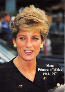 ROYALTY POSTCARD PRINCESS OF WALES UNUSED CONTINENTAL SIZE UNUSED GD V G - Picture 1 of 2