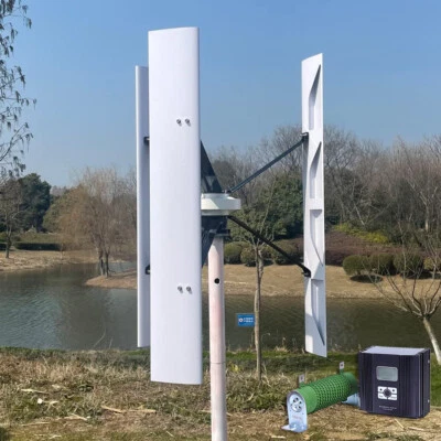 1KW 48V Vertikal Maglev Windkraftanlage Windkraft Windturbine &Hybrid Laderegler - Bild 1 von 4