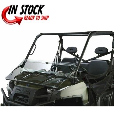 Moose Full Folding Windshield for Polaris Ranger 700 800  Crew 2010-2012 - Image 1 of 4