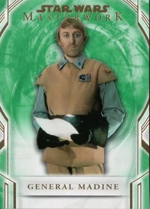 Tarjeta paralela verde de Star Wars Masterworks 2018, General Madine 23 #23/99 - Imagen 1 de 2