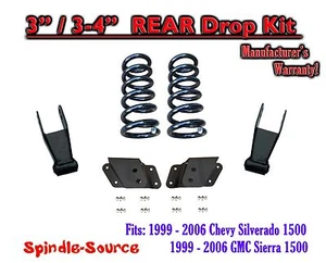 Kit de caída inferior de 3""/4"" para Chevrolet Silverado/GMC Sierra 1500 V6 1999 - 2007 - Imagen 1 de 1