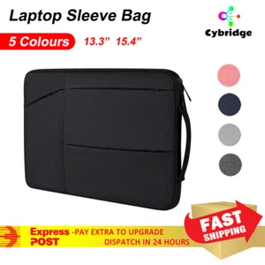 Laptop Sleeve Slim Carry Case Cover Bag for MacBook Lenovo Dell HP 13.3" 15.4" - Picture 1 of 18
