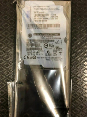 IBM 00Y2432 00MJ149 00AR010 2.5 in 1.2TB 10K 6G SAS V3700 Hard Drive - Image 1 of 2
