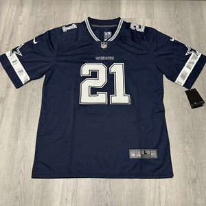 Nike Dry On Field NFL Dallas Cowboys Ezekiel ELLIOTT #21 Jersey size Large NWT - Picture 1 of 11