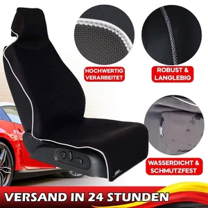 1x Auto Sitzschoner Sitzauflage Schutz Autositze Dickster Neoprene Sitzbezüge - Bild 1 von 8