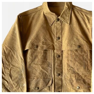 Filson Tin Cloth Cruiser Jacket 38 USA Made 90s Vintage Camel Waxed Cotton F/S - Bild 1 von 18